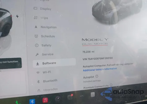 2022 Tesla Model Y Performance Dual Motor All-Wheel Drive from USA, damaged, VIN 7SAYGDEF9NF368188